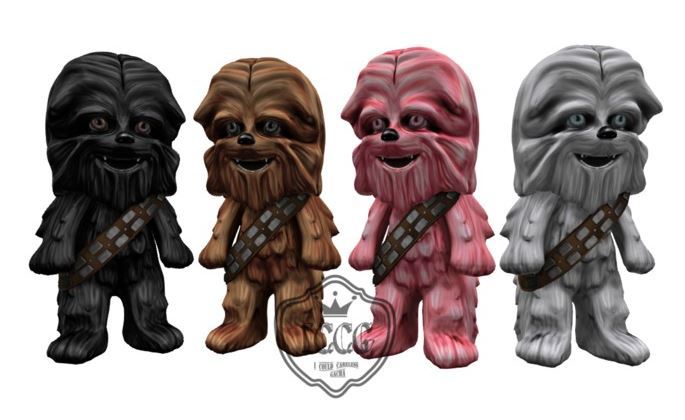 Curemore / Star Gals / Chewie Plushie -WHITE