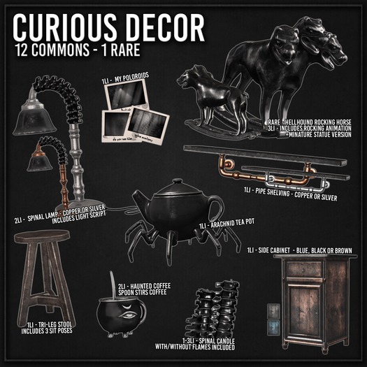 AsteroidBox. Curious Decor - Spinal Lamp - Copper