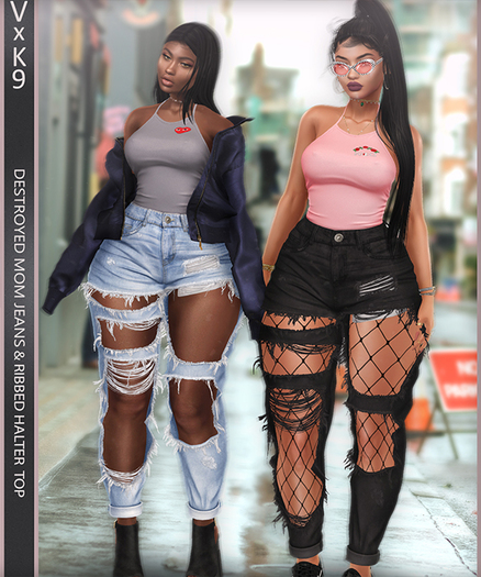 .:villena:. - Ribbed Halter Top - DEMO