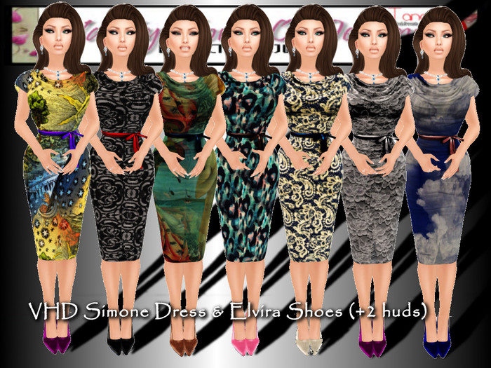 VHD Simone Dress & Elvira Shoes 4SHF (w/HUDS)