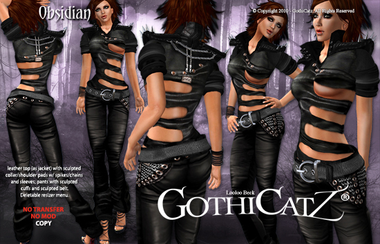 >>GothiCatz<< Obsidian (female)