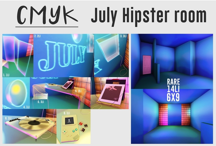 CMYK// 7. July Hipster room
