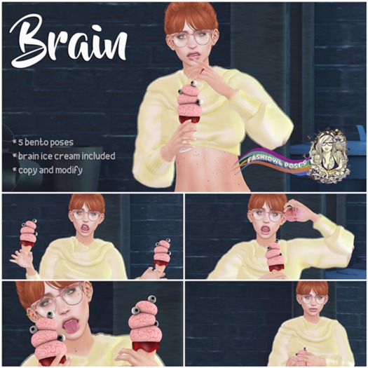 Fashiowl Poses - Brain // BOX