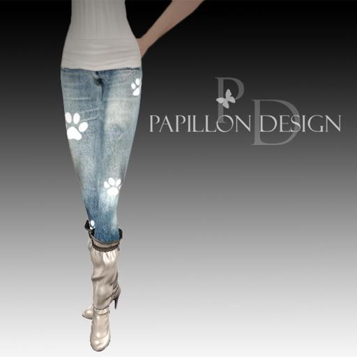 .:: PaPiLLoN Design ::. Freebie Paw Jeans