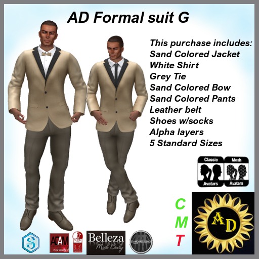 AD Formal suit G - Boxed