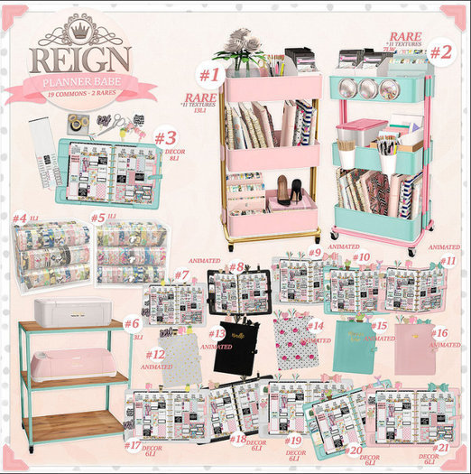 REIGN.- PLANNER- CLASSY (CLOSED)- #13