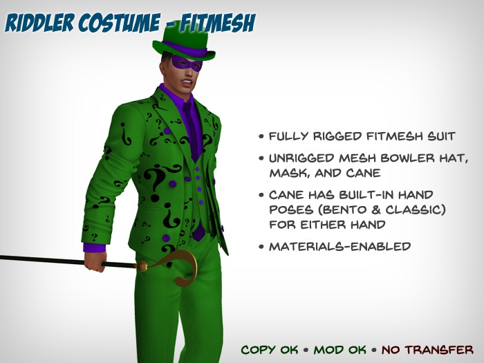 [S2S] Riddler Outfit