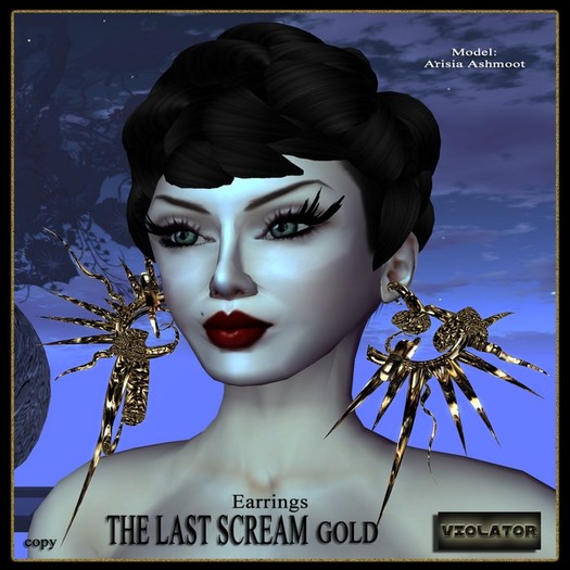 The Last Scream - EarRings - Gold / Violator