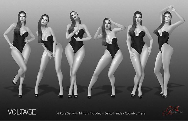 GingerFish Poses - Voltage - Bento