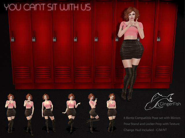 GingerFish Poses - You Can't Sit With Us
