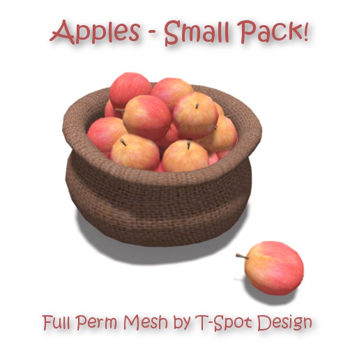T-Spot Mesh - Apples - Small Pack - Full Perm - LI=0.5-3.0