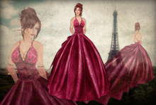 *Lurve* Gothic Love Formal- Raspberry