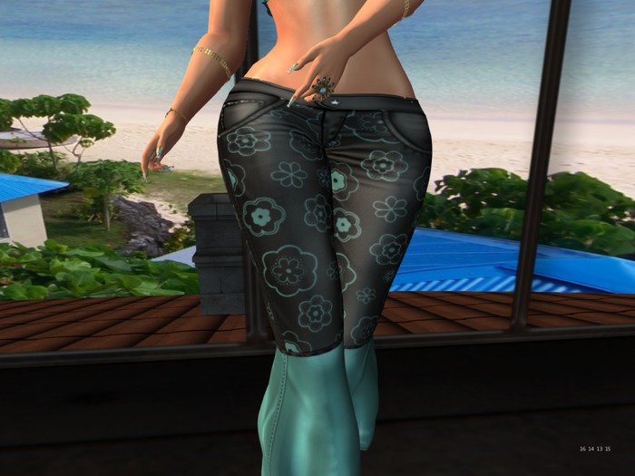 J'sSinful-PVC Hippie Pants (FatPack) With Texture Hud