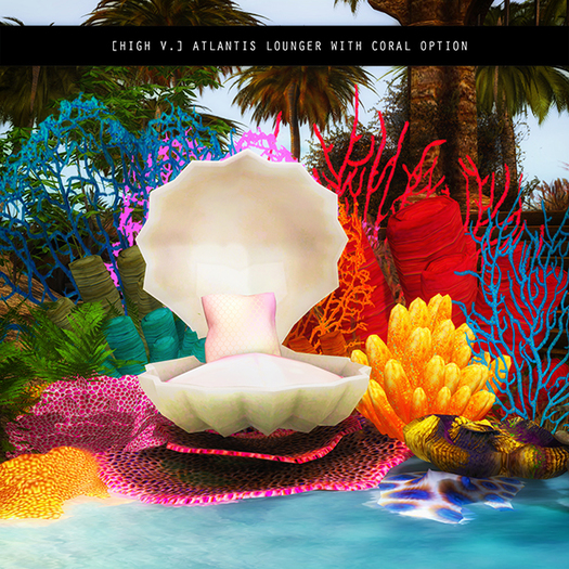 [high v.] Atlantis lounger with and without coral options