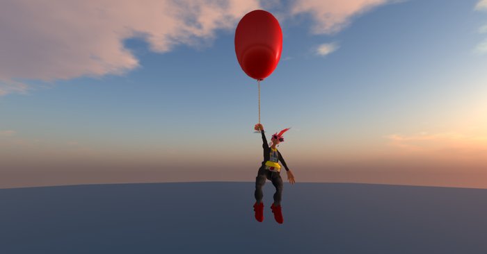 Ballon Rouge Volent. XSTREET