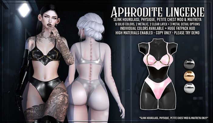 AsteroidBox. Aphrodite Lingerie - Pale Pink