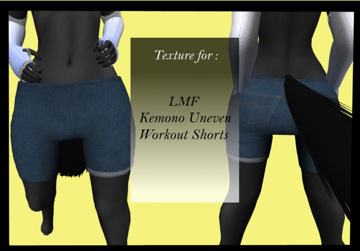 .:RP:. LMF workout shorts - jeans (boxed)