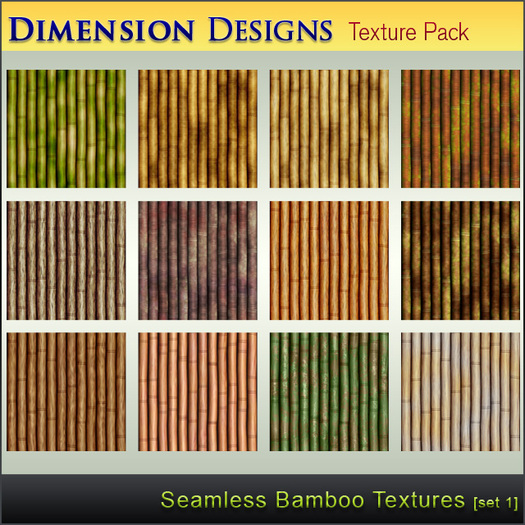 Dimension Designs Seamless Bamboo Textures Set 1