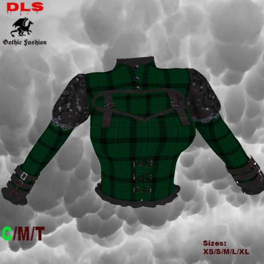 steampunk jacket carnegie green  boxed