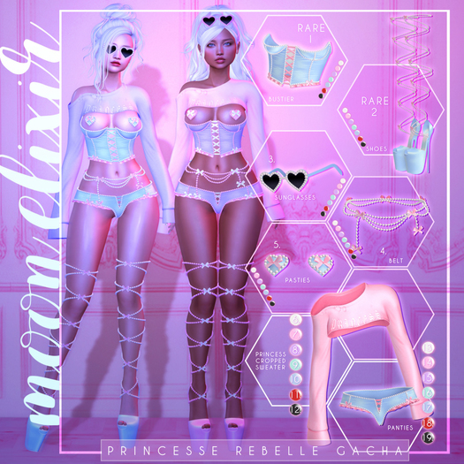 Moon Elixir - Princesse Rebelle -Lara SET LILAS=8+15