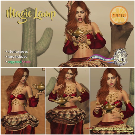Fashiowl Poses - Magic Lamp BENTO // BOX