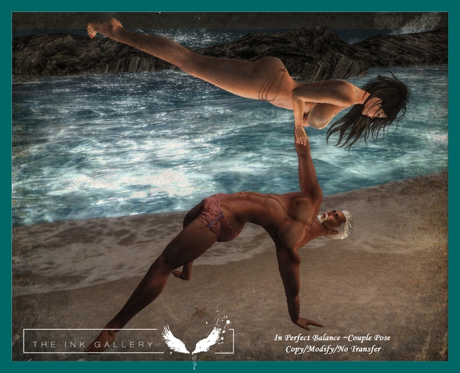 Ink Gallery In Perfect Balance - Couple Pose