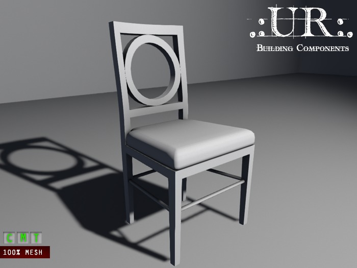 Second Life Marketplace .UR. Modern Dining Chair (full perm mesh)