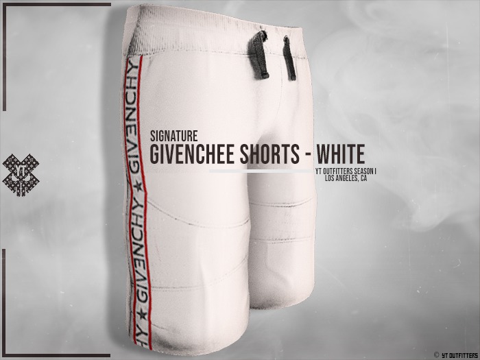yT - Givenchee Shorts WHITE