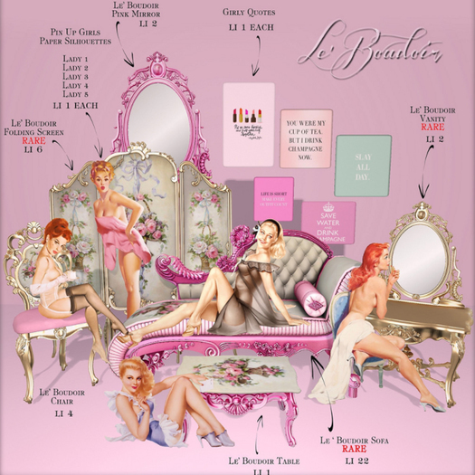 Le' Boudoir Gacha-Le' Boudoir Table