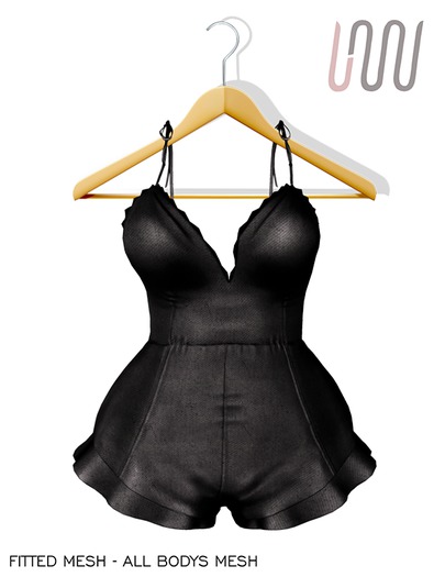 [LW] LUXE overalls (Jeans_Black)