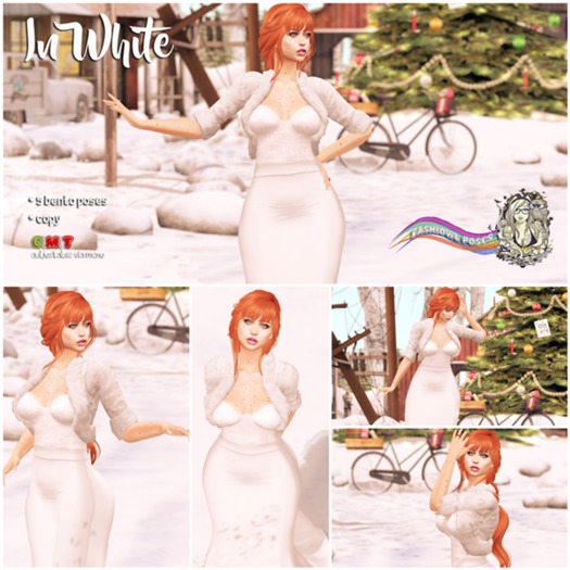 Fashiowl Poses - In White // BOX