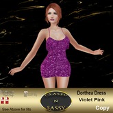 (CNS) Dorthea Dress Violet Pink