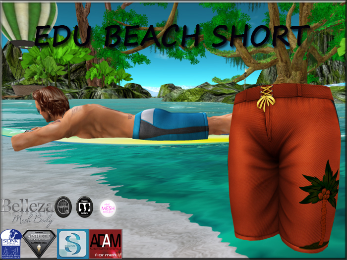 BEACH SHORT EDU TREE