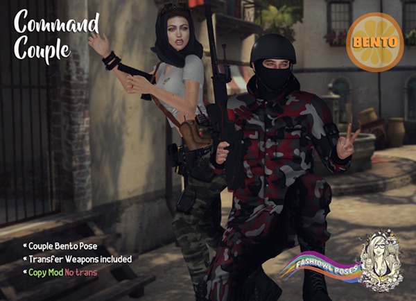 Fashiowl Poses - Command Couple BENTO  // BOX