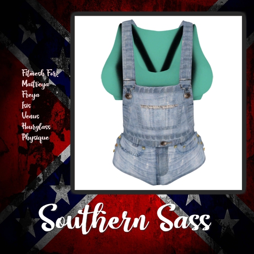 Mint Overalls Shorts