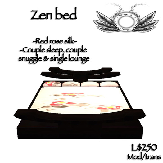 Zen bed - Red rose