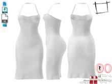 Dae Obj FBX Classic Halter Neck Dress Maitreya, Ocacin Standard, Slink, Belleza