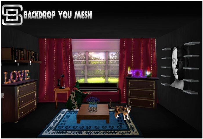 Second Life Marketplace - [PMF] Backdrop You Mesh