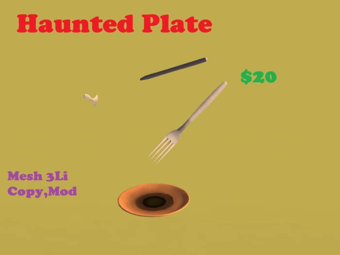 Haunted Plate