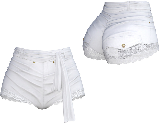 adorsy - Margot Shorts White - Maitreya
