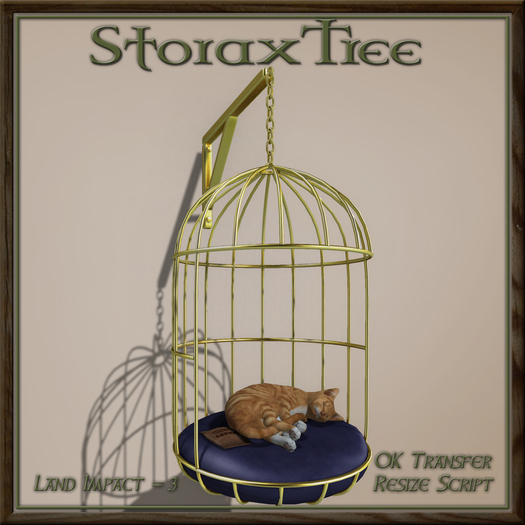 Feline Hanging Bed Ginger At