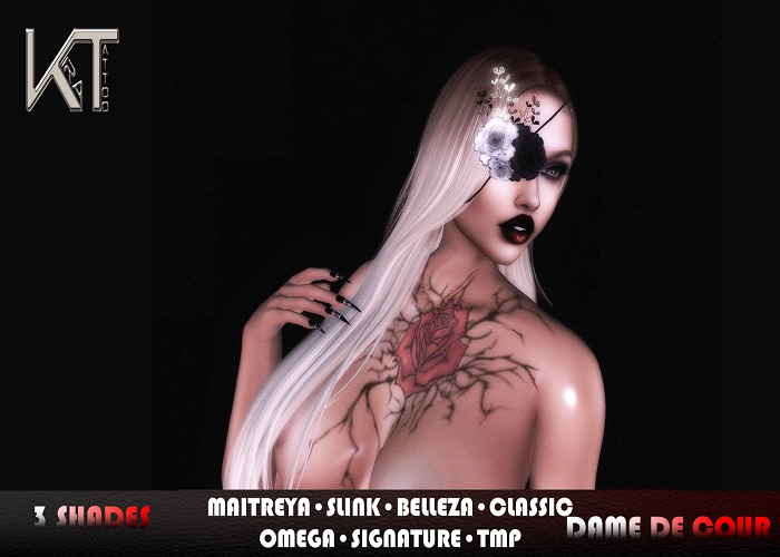 [KIRA TATTOO] Dame De Coeur