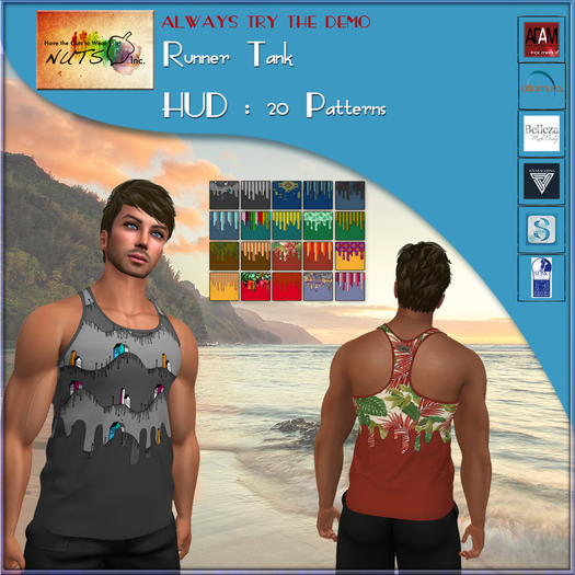 NUTS Inc - Runner Tank - Wear/Add me