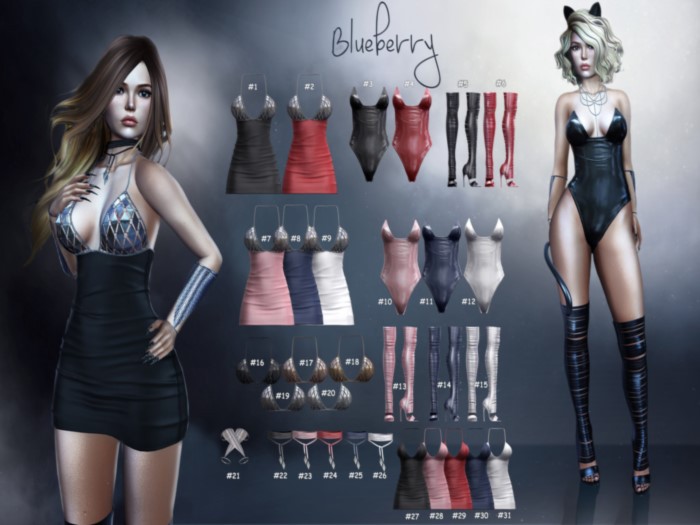#17 Blueberry - Energy - COMMON - Chain Bra - Copper *M*