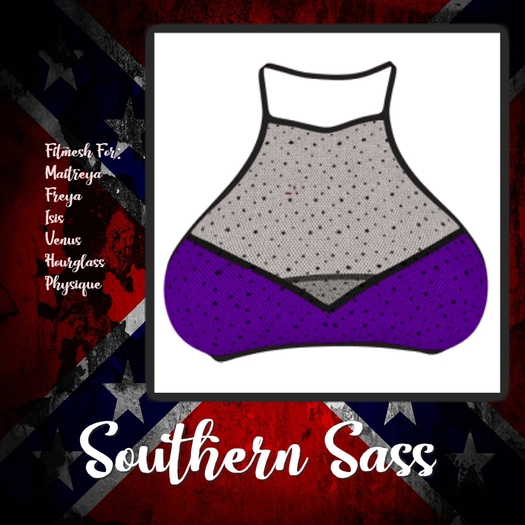 Purple Crop Halter Top