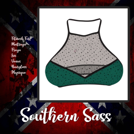 Teal Crop Halter Top