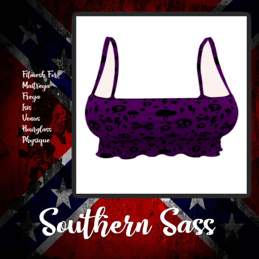 Purple Skull Tank Top