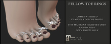 Candy Crunchers - Fellow Toe Rings - maitreya HIGH w/ HUD