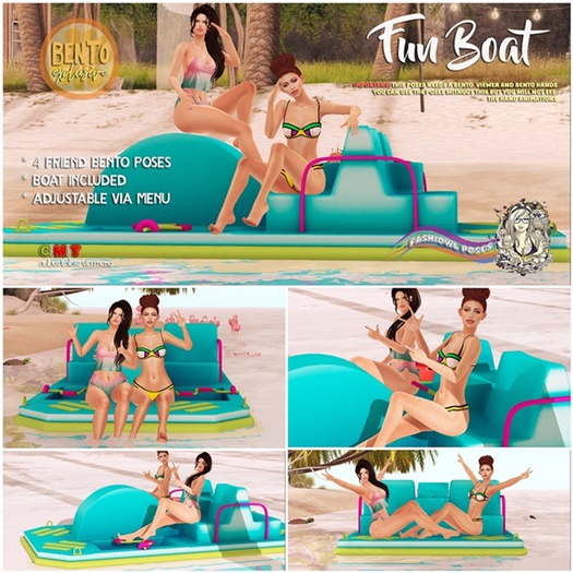 Fashiowl Poses - Fun Boat BENTO // BOX