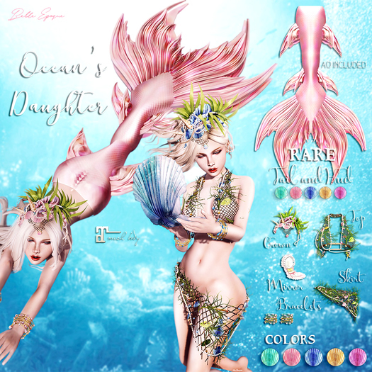 Belle Epoque { Ocean's Daughter } Mirror Mint (Box)